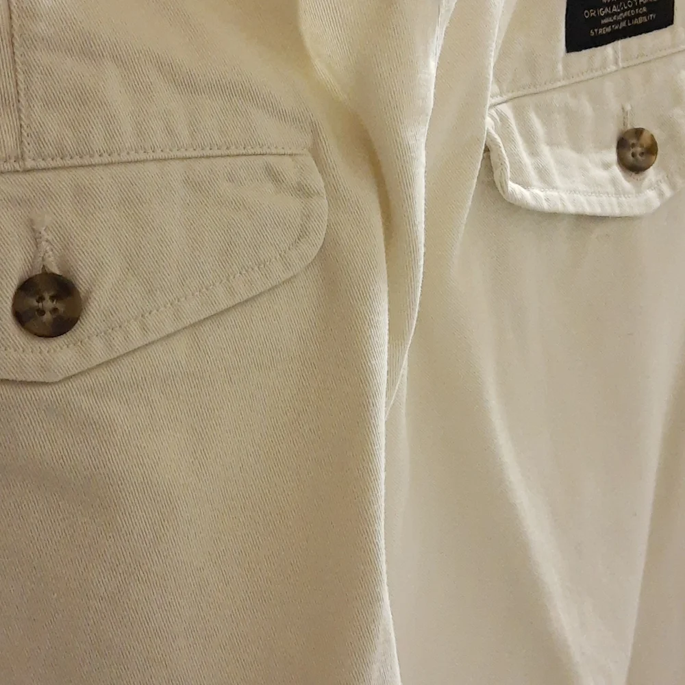Banana Republic 100% Cotton Smithfield Chino Pleated Men’s 36x32 Beige VTG 90s